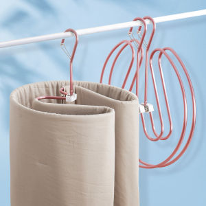 Windproof Spiral Heart-shaped Quilt Drying Rack
