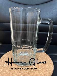 Gelas Kaca Teh jumbo/gelas gagang jumbo/gelas bir jumbo/gelas jus jumbo/gelas depot jumbo