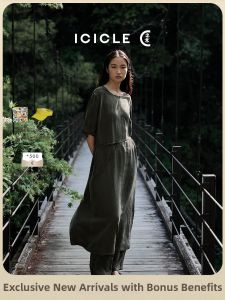 ICICLE | Sanded Textured Silk Dress