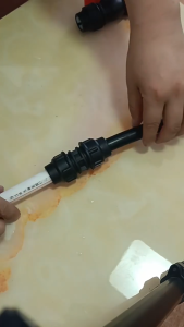 ข้อต่อ ข้อต่อเกลียวนอก ข้อต่อเกลียวใน PE พีอี ข้อต่อ ท่อ pvc เข้า กับ ท่อ PE ท่อพีอี ข้อต่อชนิดสวมอัด ทนแรงดัน 8บาร์ มีขนาด 20 mm