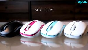 Rapoo M10 Plus 2.4G Wireless Optical Mouse 5.0 - 3 Years Warranty