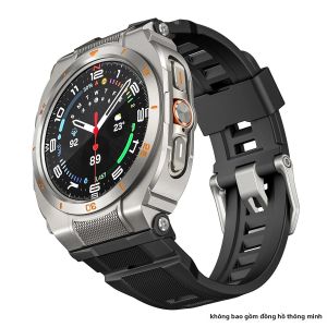 Bộ Vỏ Kim Loại Cao Cấp + Dây Đeo Thể Thao Silicon Dành Cho Samsung Galaxy Watch Ultra 2025 47mm - Phụ Kiện Mod Correa Dành Cho Galaxy Watch 7 Ultra
