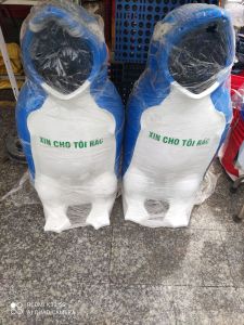 Thùng rác chim cánh cụt ( nhựa composite)