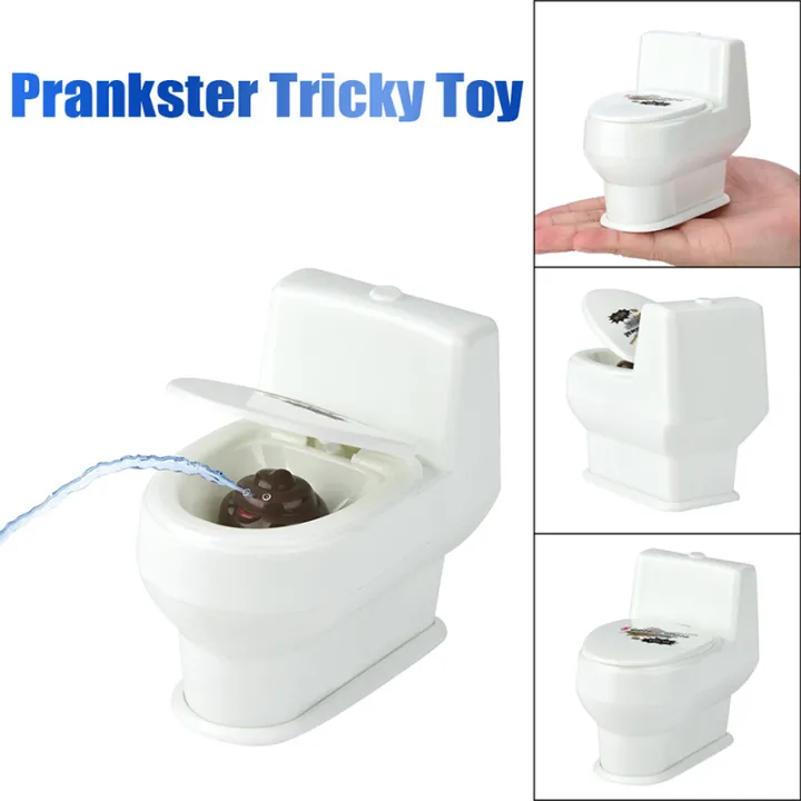 Prank Spray Water Toilet Toy Fun Children's Toy Novel Gift Joking Tricky Mini Spray Toilet Toy