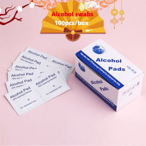 Alcohol swabs for skin 75% wound disinfection convenient to carry outdoor sports disaster essential first aid box supplies