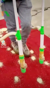 Gậy bón phân dạng thùng TMP-04 Dụng cụ bón phân đeo lưng Máy bón phân