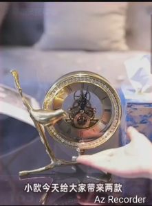 CT188C033 INTERY นาฬิกาตั้งโต๊ะ นาฬิกาโมเดิร์นลัคซูรี่ ของตกแต่งบ้าน