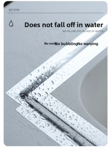 Kitchen Stove Oil-Proof Waterproof Aluminum Foil Tape High-Temperature Resistant Adhesive Tape Sink Gap Sanitary Sealing Mold-Proof Tape