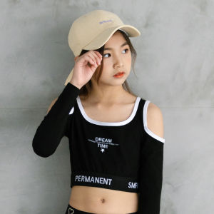 เสื้อยืดโยคะแขนยาวสำหรับเด็กและคุณแม่ สวมใส่สบาย เสื้อผ้ากีฬาสานสัมพันธ์สีบล็อกสวยงาม ดูดซับเหงื่อได้ดี ยืดหยุ่นสูง