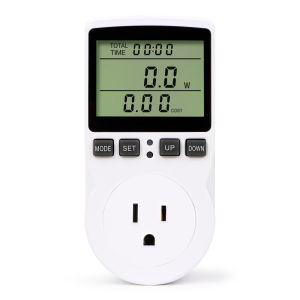 AC Energy Meter Digital Wattmeter Power Meter Electric Consumption Voltage Current Kwh Socket Analyzer Overload Protection