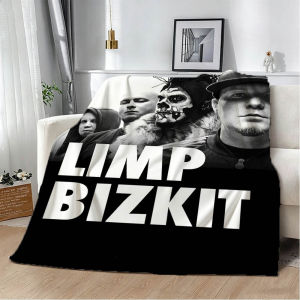 Bandai | 3D L-LimpS Band B-Bizkit Band Classic Flannel Blanket Soft Throw Blanket Art For Home Decor Bedroom Bed Sofa Picnic Fans Gifts