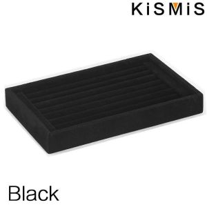 1PC Velvet Jewelry Box Earring Organizer Suede Ring Display Stand Holder Rack Showcase Plate for Jewelry Storage and Display