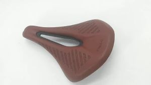 New Bicycle Seat MTB Road Bike Saddles PU Retro Brown Ultralight Breathable Comfortable Seat Cushion Bike Racing Saddle Parts