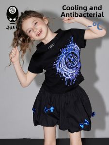 Fashionable Print Cool Summer Waist-Tightened Childrens T-Shirts