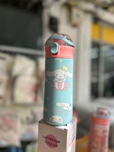 READY STOCK ✅ 500ML Stainless Steel Thermos Bottle – Sanrio / Kuromi / Spiderman / Labubu – Leak-Proof & Stylish