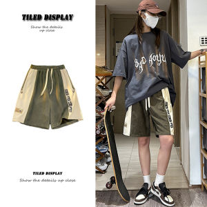 Quần Short Da Nam Mùa Hè 2024 Quần Thể Thao Thường Ngày Phong Cách Mỹ Hip Hop Ống Đứng Năm Điểm Quần Áo Công Sở