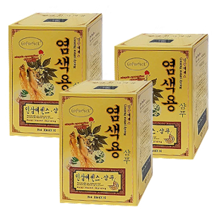 Combo 10 gói Dầu gội phủ bạc Đen tóc GoPerfect tinh chất nhân sâm cho bạn mái tóc với màu như ý.