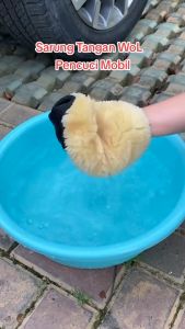 COD BU-Bauty Sarung Tangan Kain Lap Mobil Waxing Polish Glove Wool - CSL217