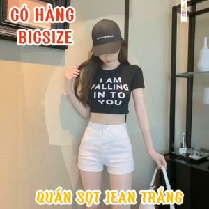 Quần Sọt Nữ Màu Trắng Vải Co Gĩan Có Size Lên Đến 95 Kg