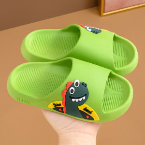 Childrens Slippers Home Outdoor Wearable Soft Bottom Anti-Slip Odor-Resistant Dinosaur Themed Summer Slip-On Shoes for Boys And Girls