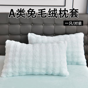 Vỏ Gối Lông Thỏ Dày Dặn Mùa Đông Bằng Vải Nhung Bông Sữa Một Cặp Dùng Cho Gia Đình Trẻ Em Và Người Lớn Hình Chữ Nhật