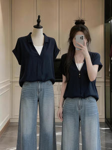 AIYITI | Elegant False Two-Piece Short Sleeve Shirt