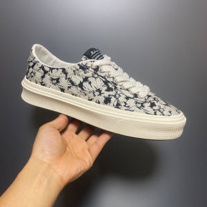 Low-Top Canvas Shoes for Men Breathable Versatile Trendy Flat Bottom Retro Casual Board Shoes Soft Bottom Summer Season