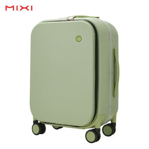 Mixi 18/20/24 Inch Women Front Opening Carry-on Suitcase Men Side Open Lightweight and Durable Aluminum Frame Trolley Case M9260