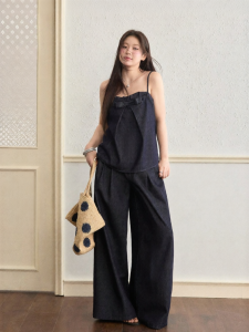 JULULOOK | Bộ Đồ Dành Cho Người Béo Size Lớn Chi Tiết Nơ Dây Đai