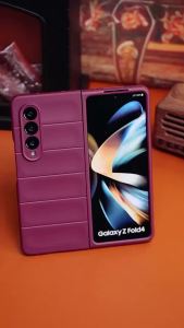 szhaiyu | Luxury Silicone Anti-drop Phone Case for Samsung Galaxy Z Fold 8 7 6 5 4 3 Fold8 Ultra Shockproof Armor Slim Protective Cover