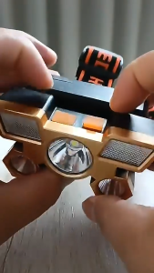 COD Headlamp Senter Kepala 5 LED Super Terang Waterproof Rechargeable USB 3 Mode Cahaya Outdoor