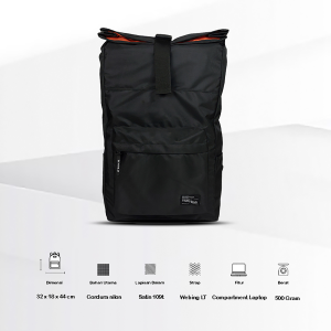Tas Backpack Rolltop Premium: Tas Traveling Berkualitas Tinggi