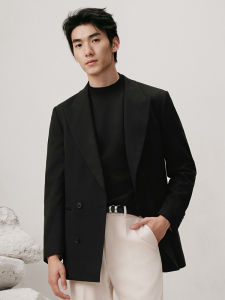 Fashion Casual Black Mens Suit Jacket