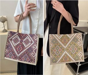 Aldawaar ( Batik Canvas Women Travel Office Outer Sling Shoulder Bag Handbag Tote ) 2Y3