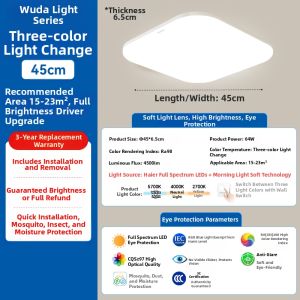 Haier | Full Spectrum Bright Soft Light Eye-Protective Indoor Ceiling Light