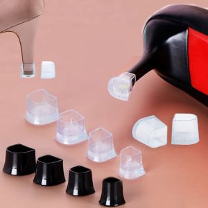 1Pair Silicone Heel Protectors High Heeler Antislip Mute Covers Women Shoes Accessories
