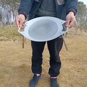 Iron Casting Grill Pan Mini Grill Griddle Pan Camping Stove Wok Flat Non stick Steak Grill BBQ Barbecue Frying Plate