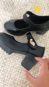 Sizes 35-40 Round Toe High Heel Womens Shoes Waterproof Platform Thick Heel Thick Sole Professional Shoes Womens Shoes