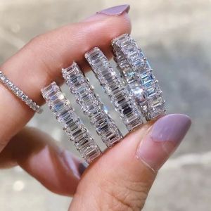 18K Gold Natural Diamond Emerald Oval Full Drill Ring Couple Rings ZIA.ZETALOTA out Style Platinum Engraved Jewelry