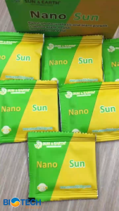 Nano Sun Vi sinh tăng cường quang hợp cho cây phân bón lá giúp cây khỏe ra đọt nhanh giúp cây phát triển toàn diện hộp 15 gói