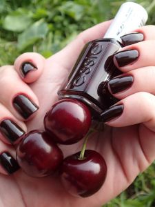 Essie Nail Polish 249 Cherry Wine Dark Red Pedicure No Baking Quick Dry No UV Lamp Required Nail Art Long Lasting Glossy