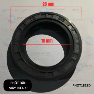 Combo 3 Đồng tiên nhẫn chặn Phốt nước Máy xịt rửa xe piston 12 nhẫn kim loại nhẫn nhựa đầu bơm máy rửa xe 5x12x18/20mm