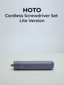 HOTO 3.6V Smart Cordless Screwdriver Lite - 3Nm Torque 220RPM Dual Mode 1500mAh Micro-USB