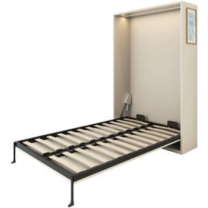 Dual-Side Folding Hidden Wall Bed Murphy Bed Invisible Hardware Accessories Wardrobe Integrated Steel Material Customizable