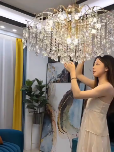 LED Ceiling Light 2025 NEW Crystal Light for Living high-end Chandelier Dimming