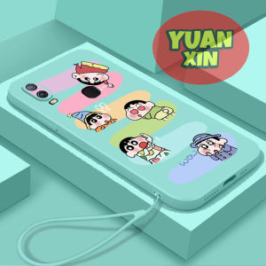 เคสโทรศัพท์ Vivo 1906 Vivo Y11 2019 การ์ตูนกรณีโทรศัพท์ ชินจังจอมแก่น ออกแบบ TPU และเครื่องมือกระแทกกรณีกล้องป้องกันกรณี