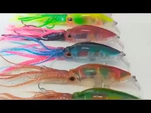10cm 20g Small Artificial Squid Octopus Fishing Bait Lure for Subid Trolling Trevally Talakitok Snapper Grouper