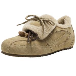 Josiny | Warm Vintage Style Womens Winter Lace-up Sneakers
