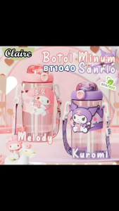 [Claire] Botol Minum Anak Sanrio / Botol Minum Anak Kapasitas 600ml / Botol Minum Anak Lucu / Free Sticker & Aksesoris Lucu