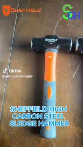 SHEFFIELD HIGH CARBON STEEL SLEDGE HAMMER (2LB - 14LB) Heavy Duty Demolitation